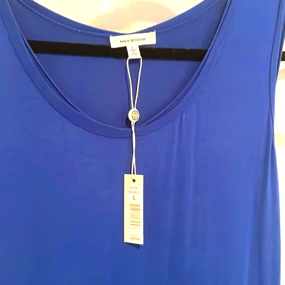 NWT! Max Studio Royal Blue Maxi - Picture 2 of 3